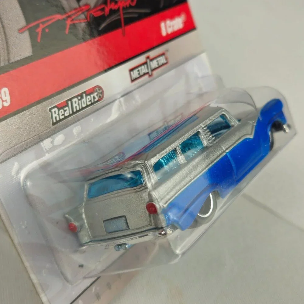 HOT‎ WHEELS PHIL'S GARAGE 8 CRATE REAL RIDERS 2/39 - MINT - (K215)